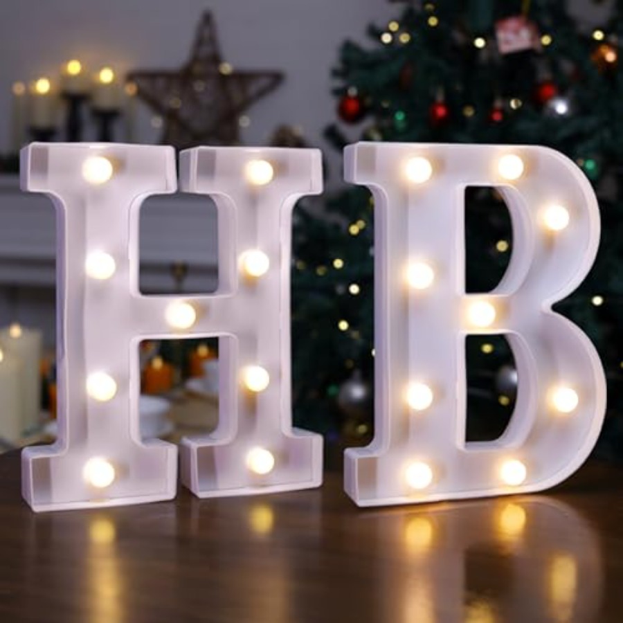Light Up Letters Marquee - Happy Birthday Decoration Light Up Letters,