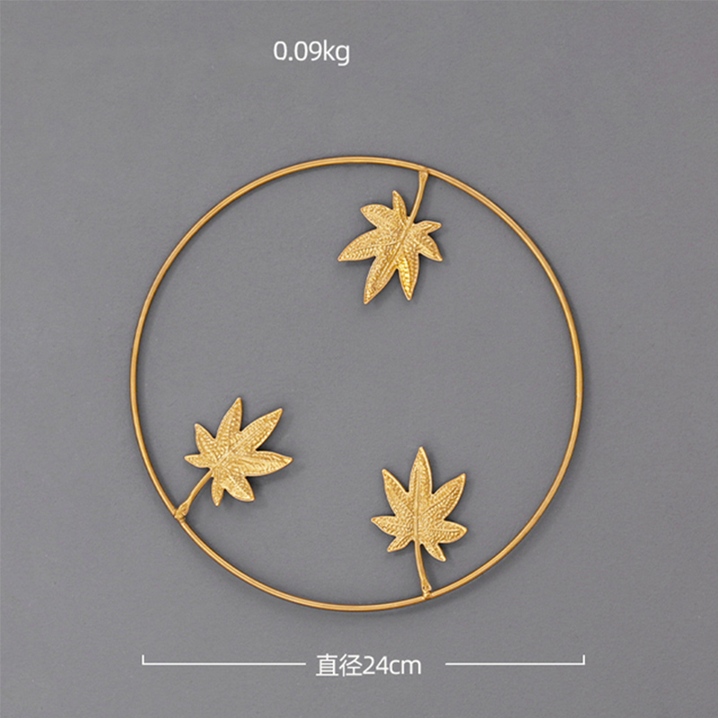 Lighting Metal Wall Decor - Nordic Ginkgo Leaf Wall Decor Ornament