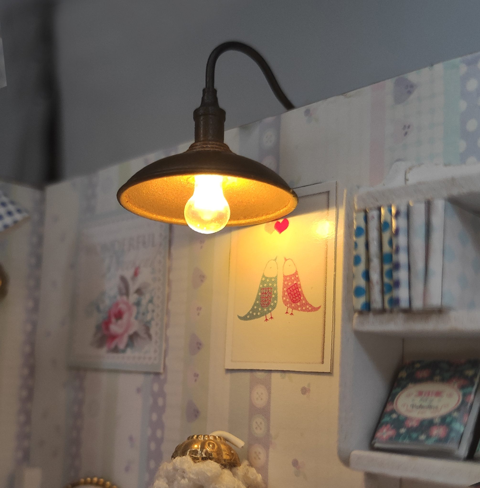 Lighting Decor For House - High Quality 1:25/87 Scale Wall Lamp