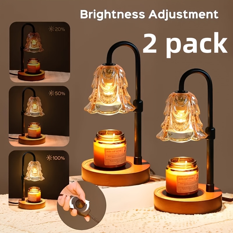 Lighting Decor For House - us2-Pack Candle Warmer Lamp, Candleholders, LED