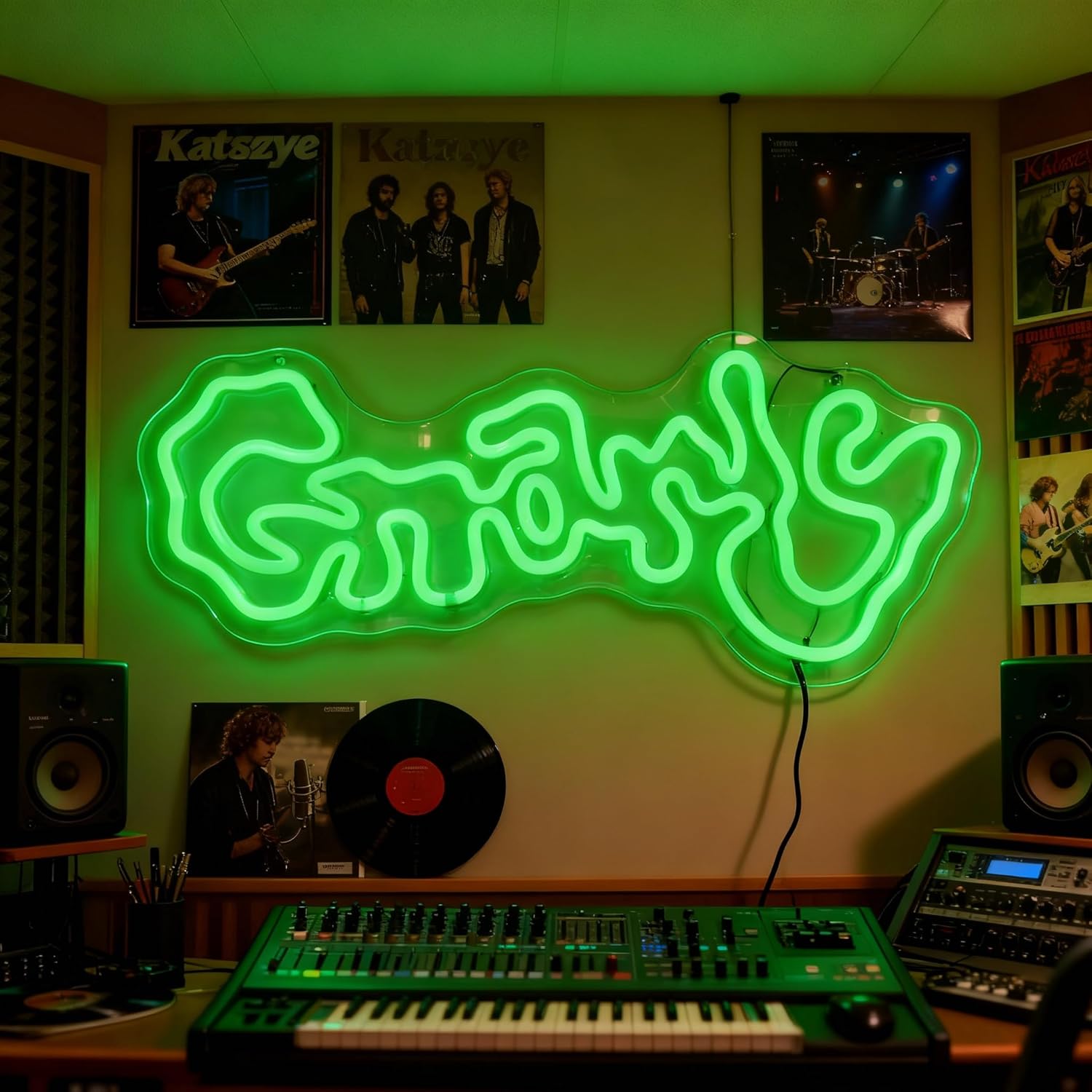 Lighting Decor In Room - Gnarly Neon Sign Art Wall Light