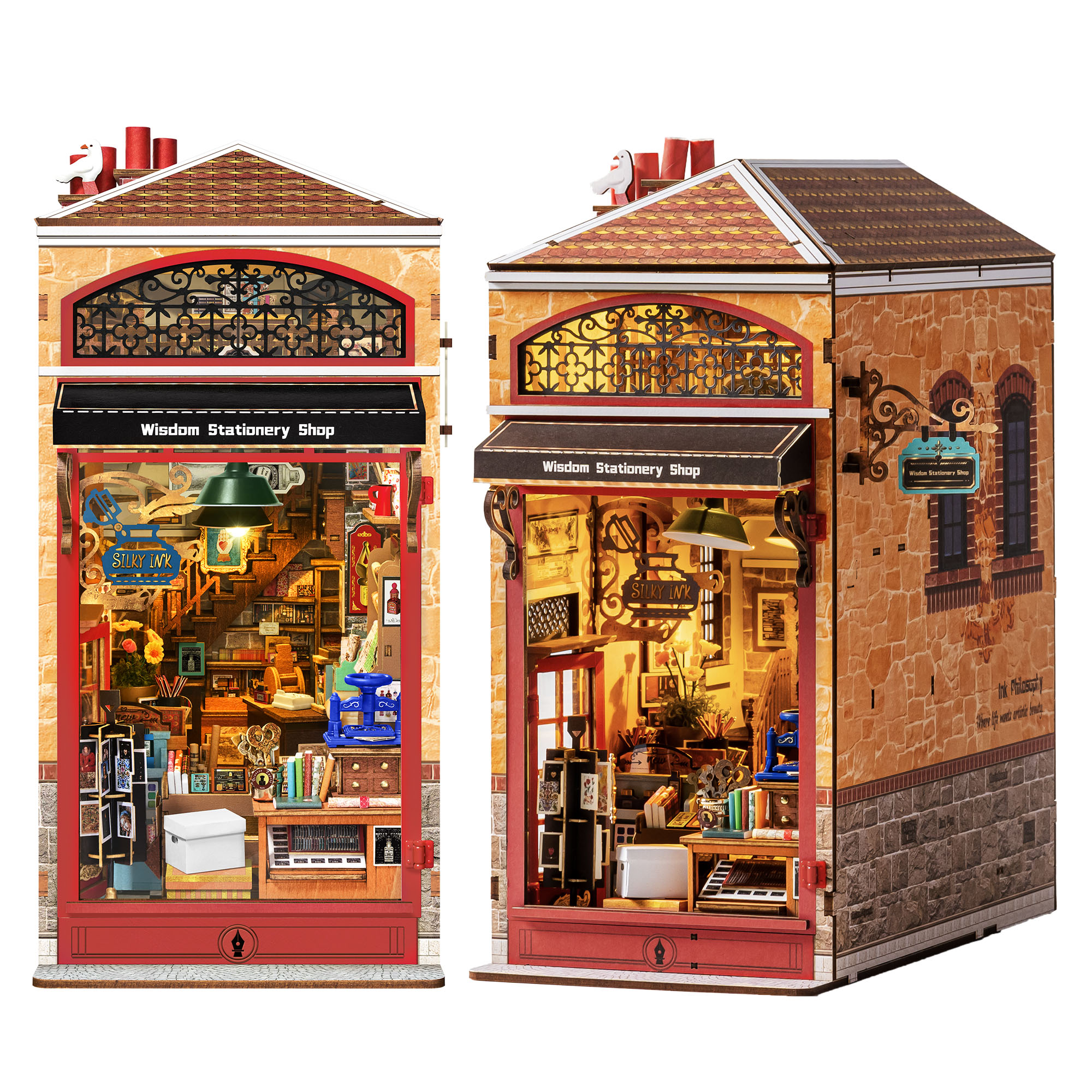 Lighting Decor For House - Rolife Wisdom Stationery Shop DIY Book