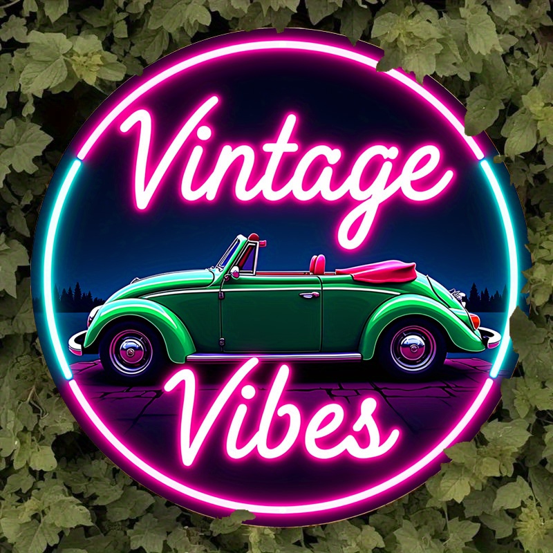 Lighting Decor For House - Vintage Neon Open Car Sign -