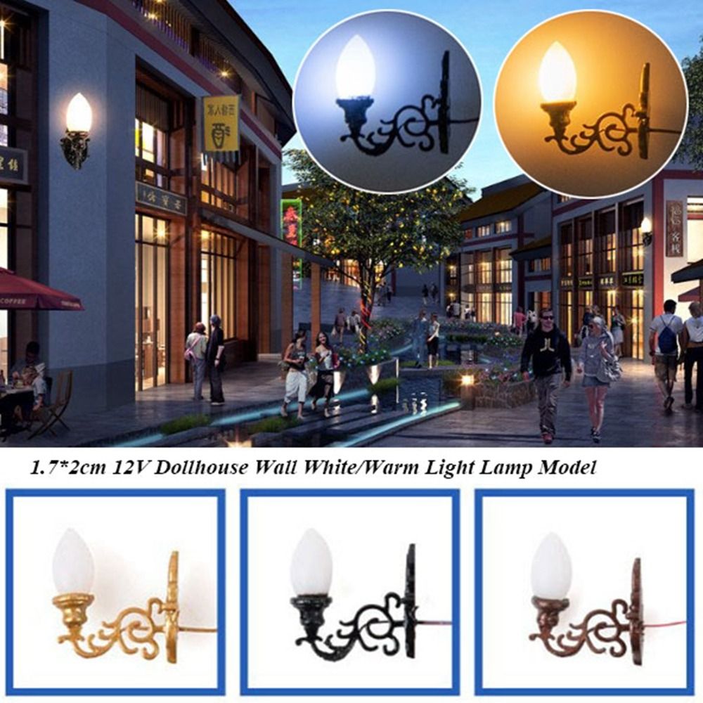 New 1.7*2cm Dollhouse Wall Lam – Lighting Metal Wall Decor recenzja i cena