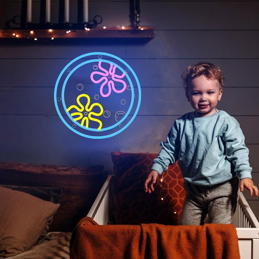 Anemone Neon Sign LED USB Dimm – Outdoor Lighting Decor Ideas recenzja i cena