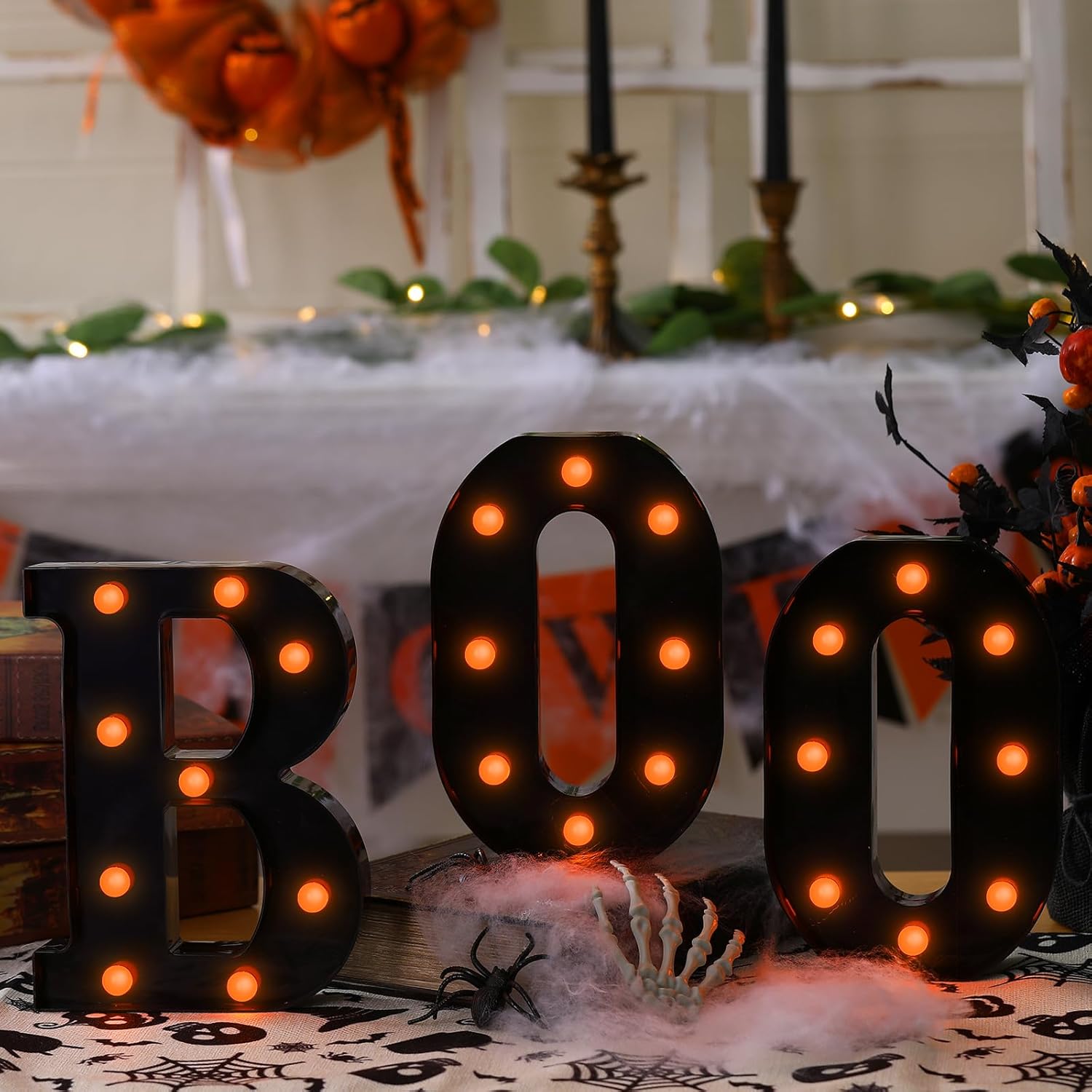 Halloween Decorations-3 LED Ma – Light Up Letters Marquee recenzja i cena
