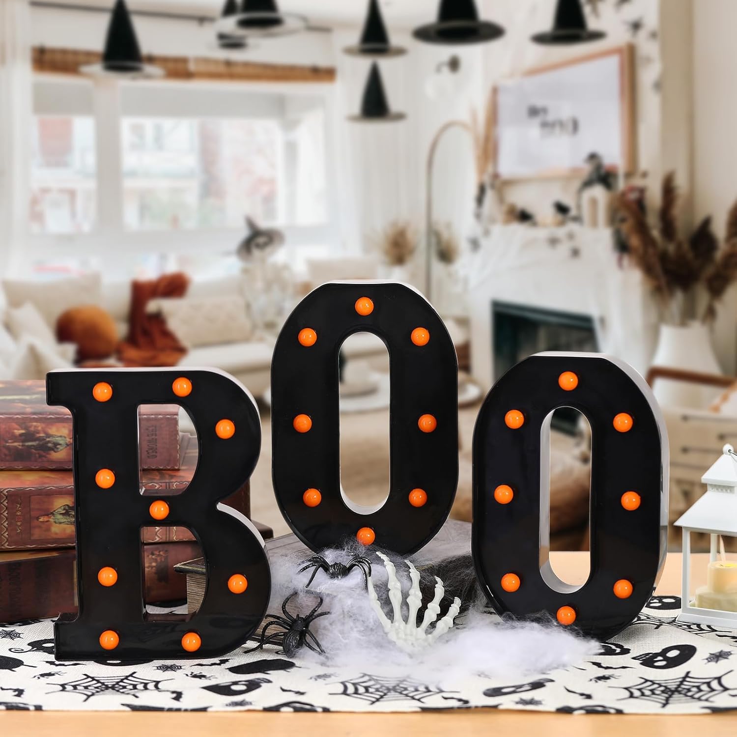 Halloween Decorations-3 LED Ma – Light Up Letters Marquee recenzja i cena