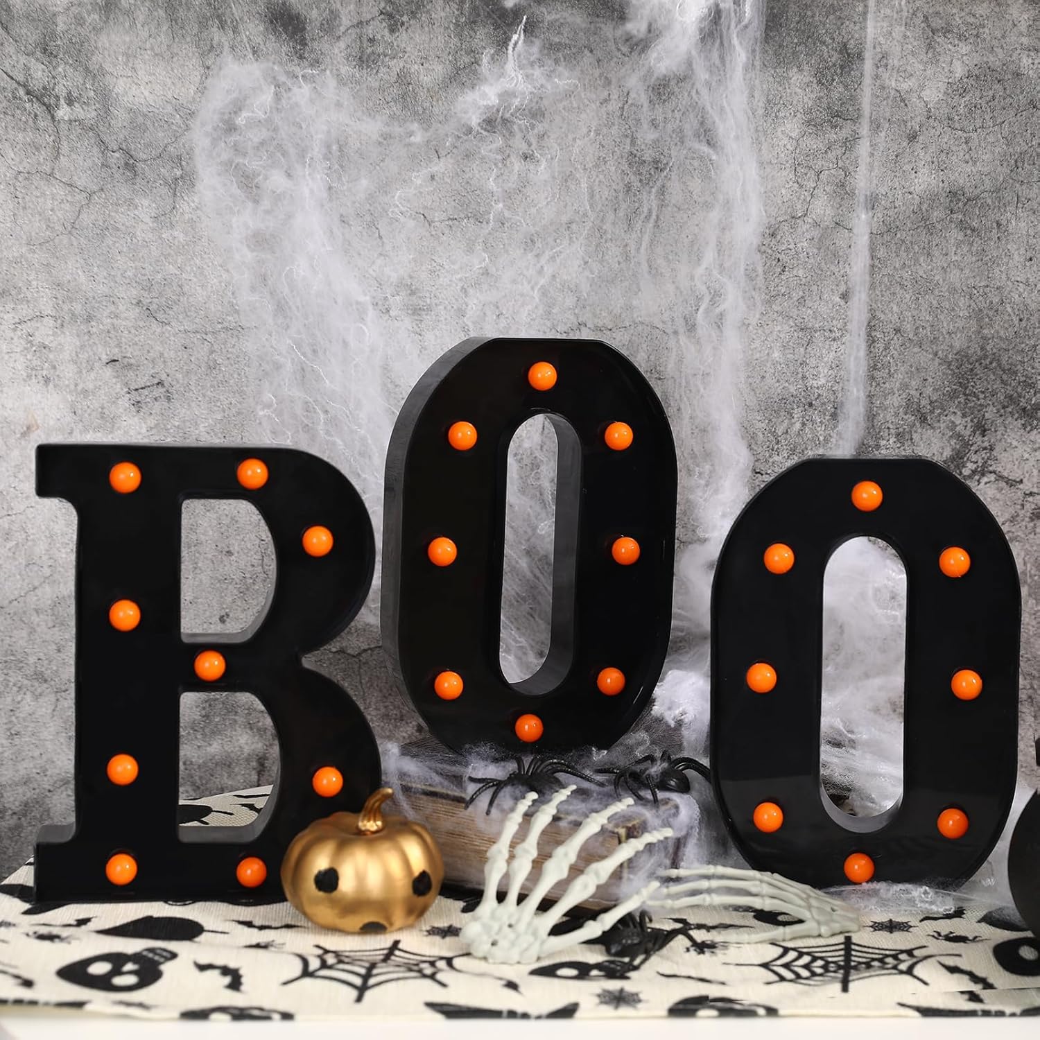 Halloween Decorations-3 LED Ma – Light Up Letters Marquee recenzja i cena