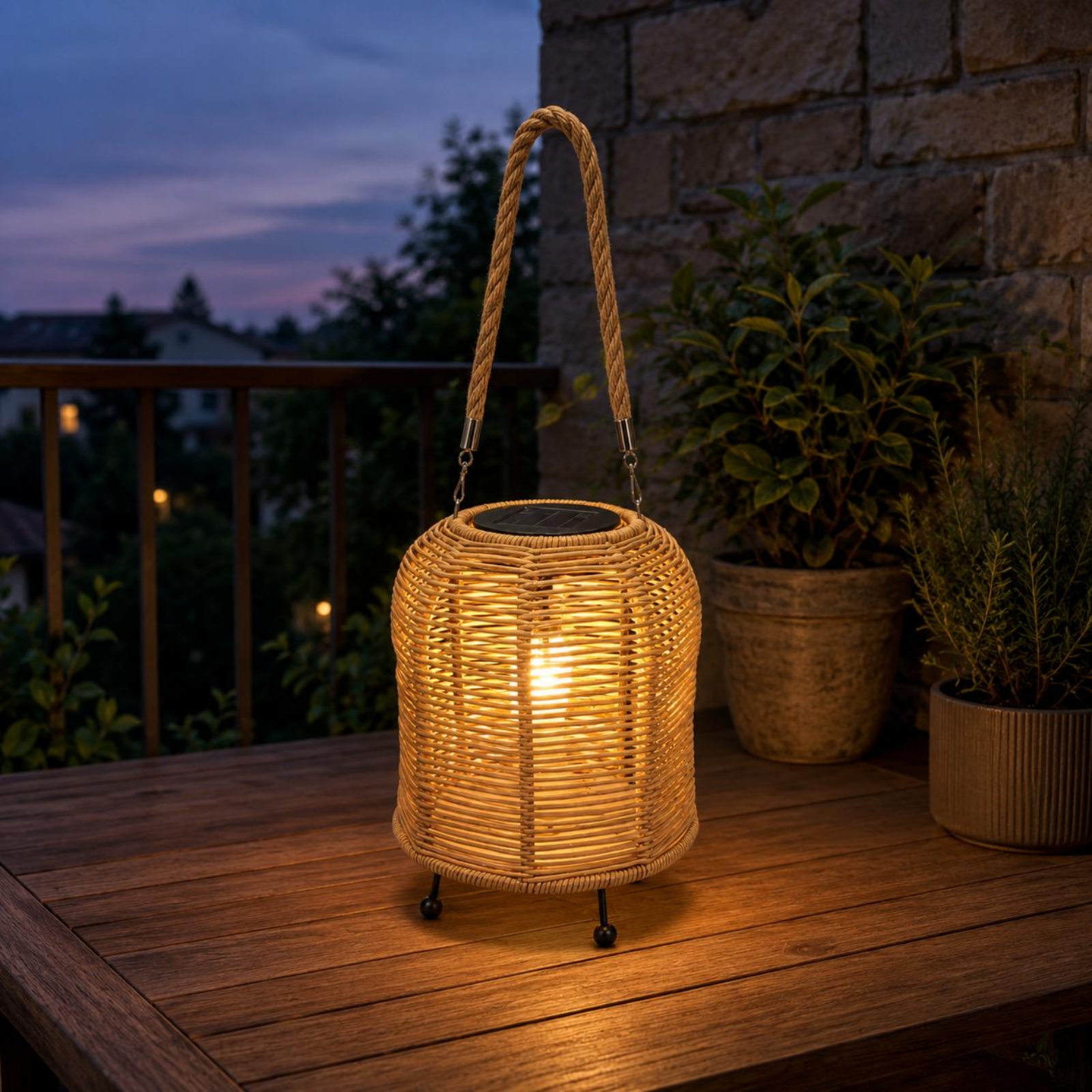 Handwoven Solar Lantern Braide – Lighting Decoration Outdoor recenzja i cena