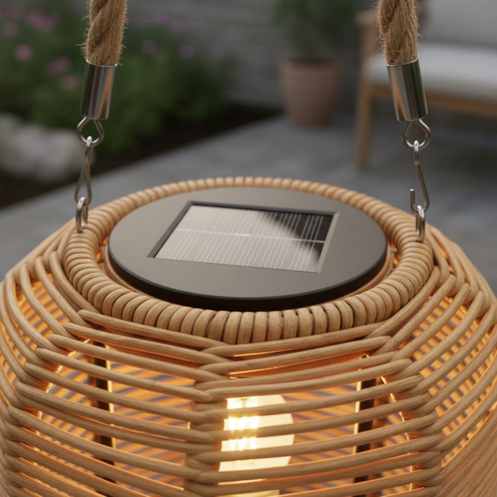 Handwoven Solar Lantern Braide – Lighting Decoration Outdoor recenzja i cena