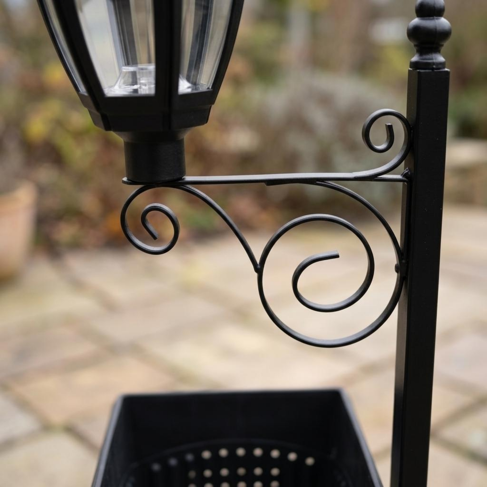 Solar Flower Pot Light Wrought – Lighting Decoration Outdoor recenzja i cena