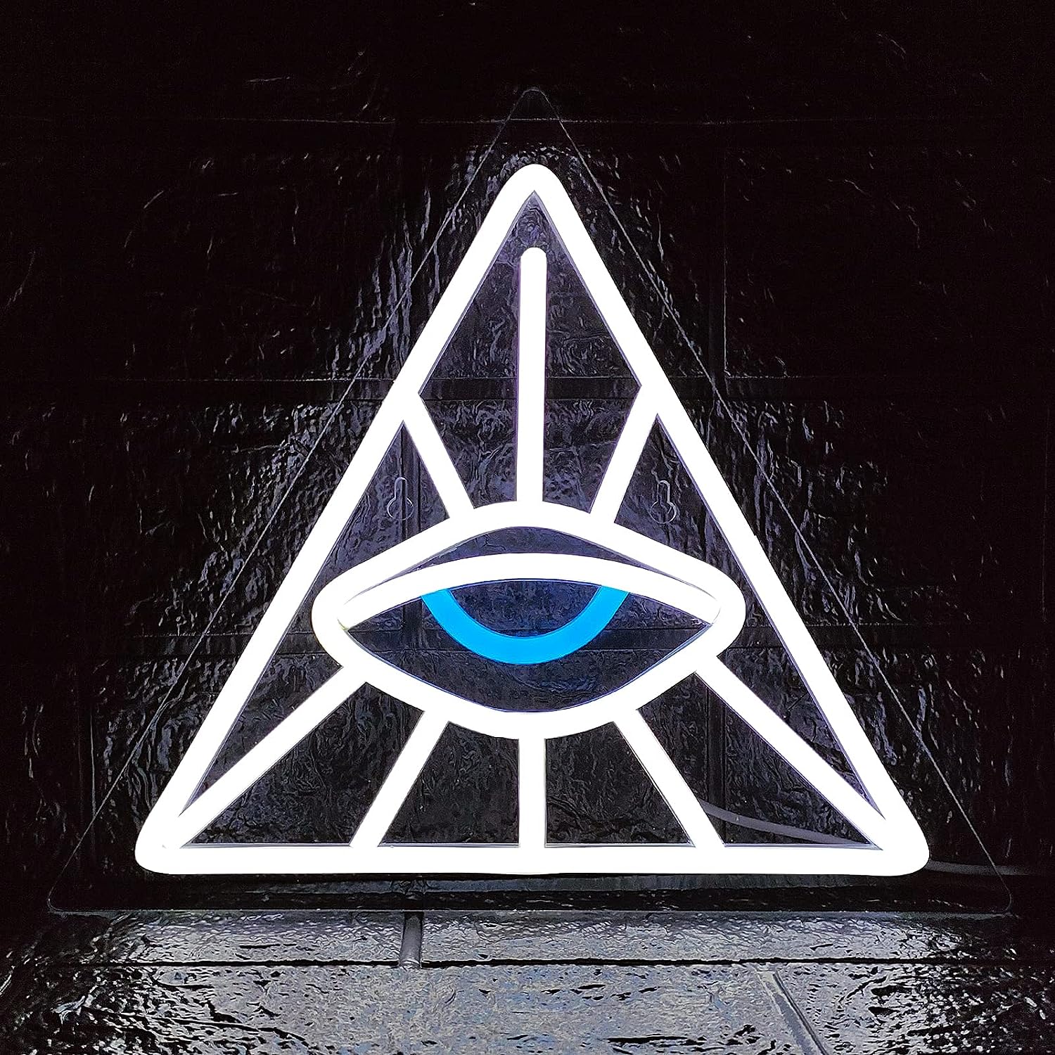 Eye in Triangle Neon Light LED – Outdoor Lighting Decor Ideas recenzja i cena