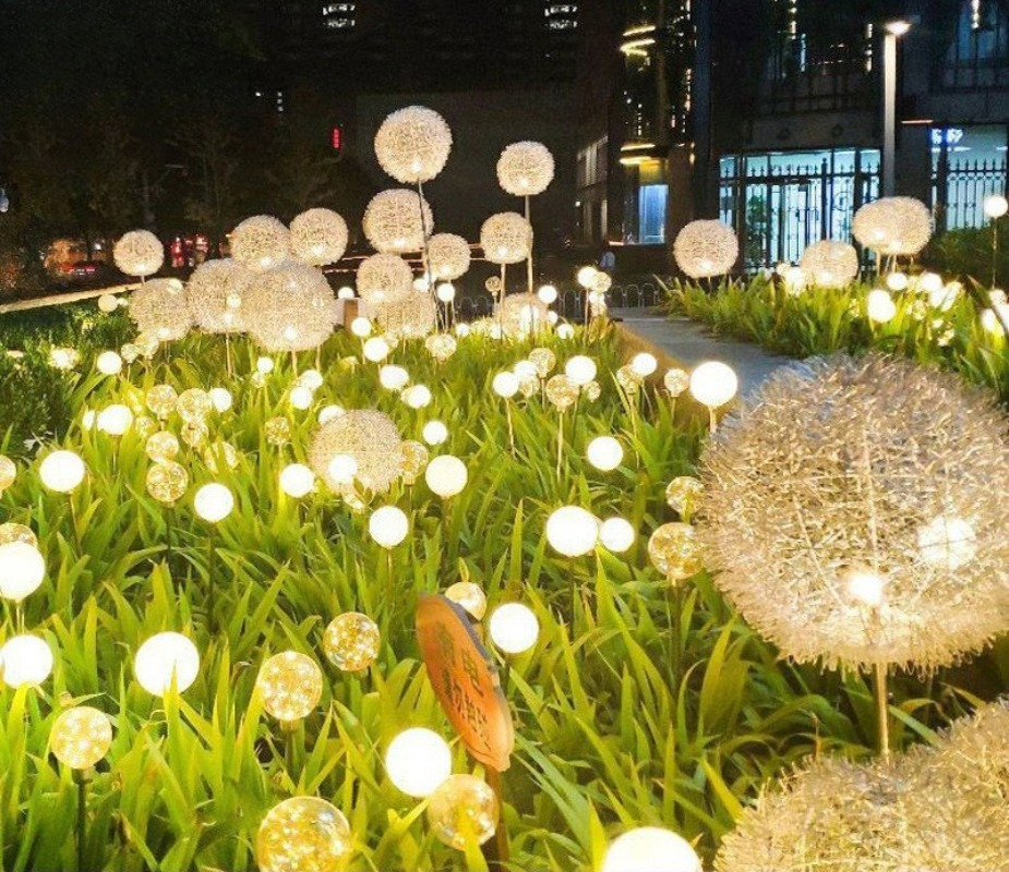 10 Combo Solar Dandelion Ball  – Lighting Decoration Wedding recenzja i cena