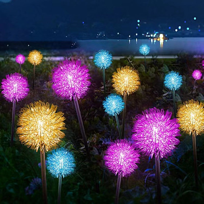 10 Combo Solar Dandelion Ball  – Lighting Decoration Wedding recenzja i cena