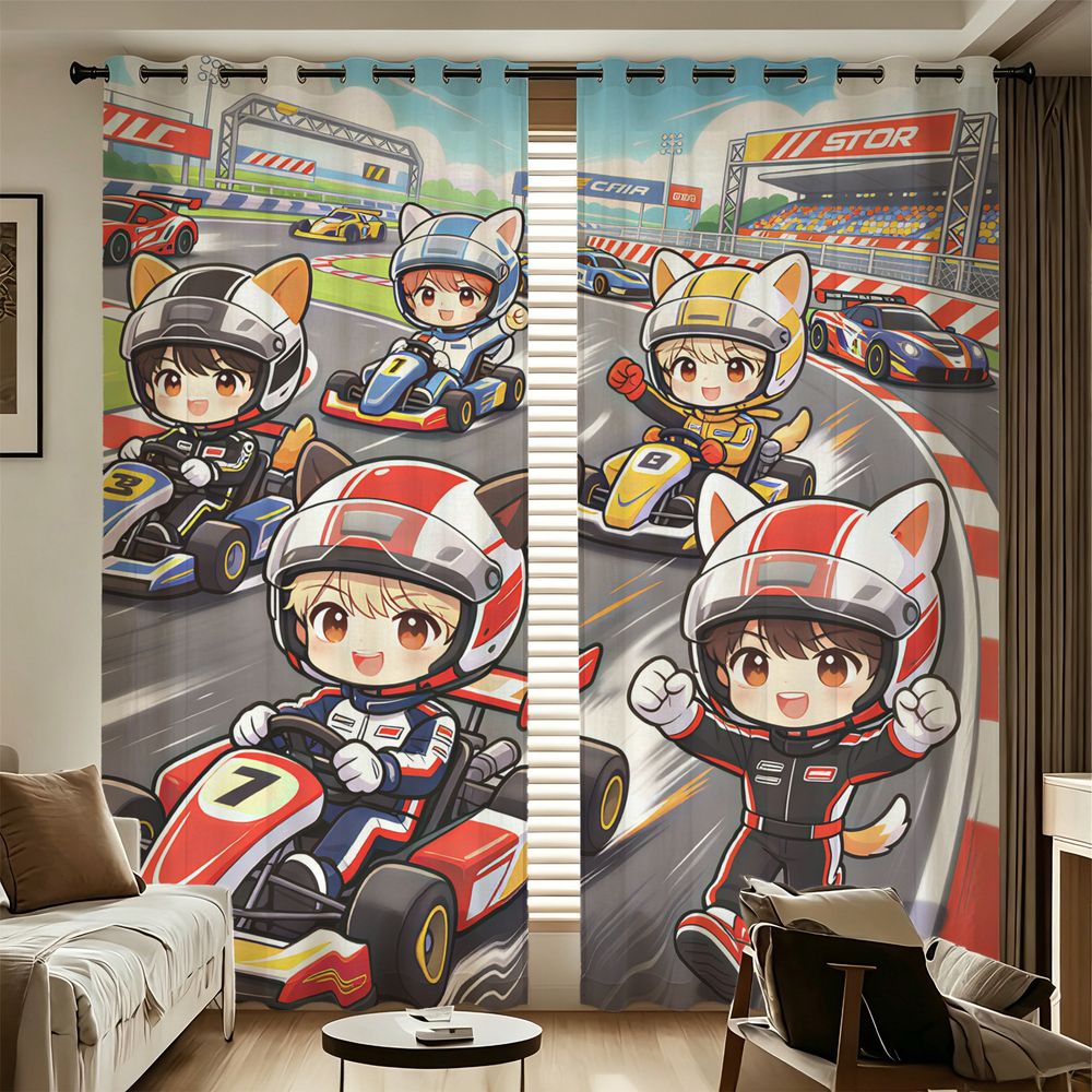 Kart Racing Cartoon Digital Pr – Decor Kart Lighting recenzja i cena