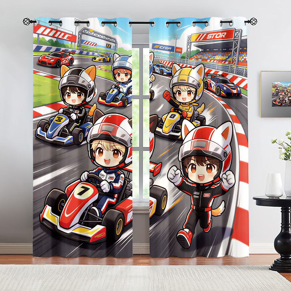 Kart Racing Cartoon Digital Pr – Decor Kart Lighting recenzja i cena