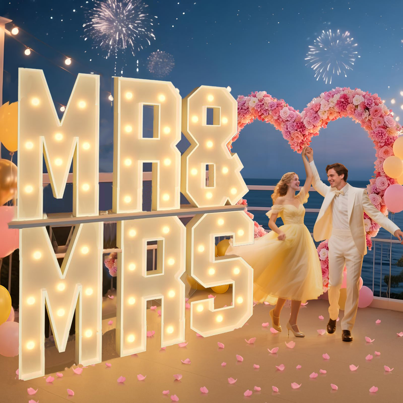 120CM/4FT DIY Marquee Letters  – Light Up Letters Marquee recenzja i cena