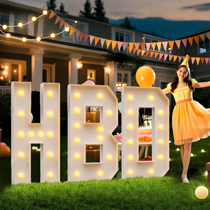 120CM/4FT DIY Marquee Letters  – Light Up Letters Marquee recenzja i cena