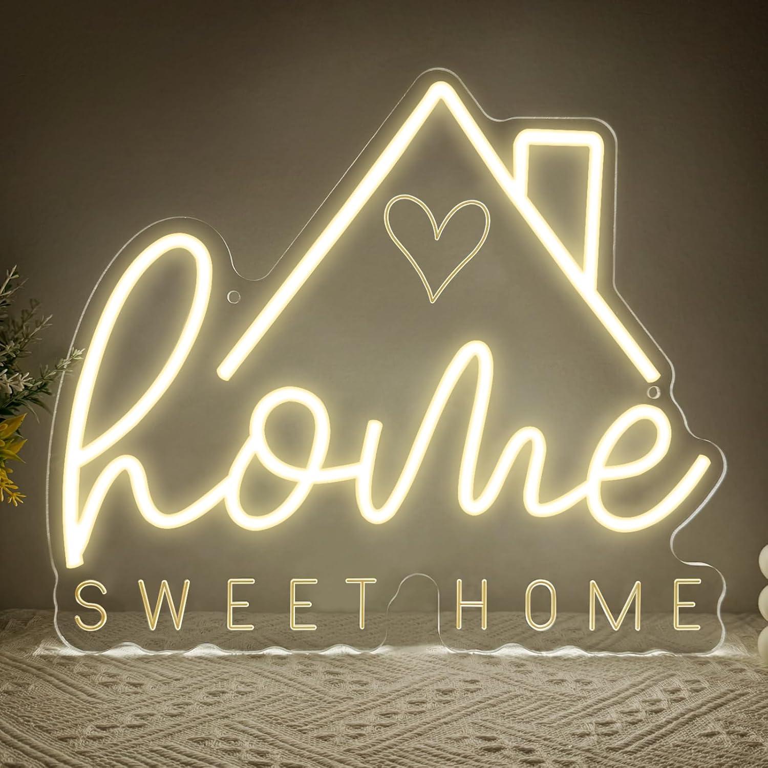 Sweet Home Neon Sign USB Dimma – Lighting Decor For House recenzja i cena