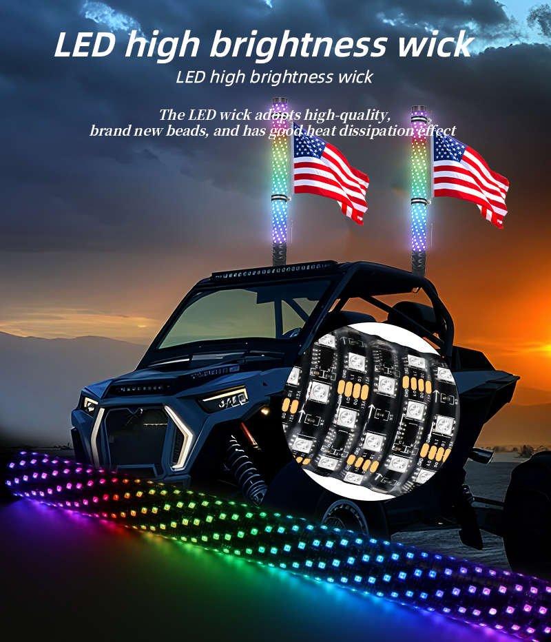 2FT RGB Flagpole Light LED Whi – Decor Kart Lighting recenzja i cena
