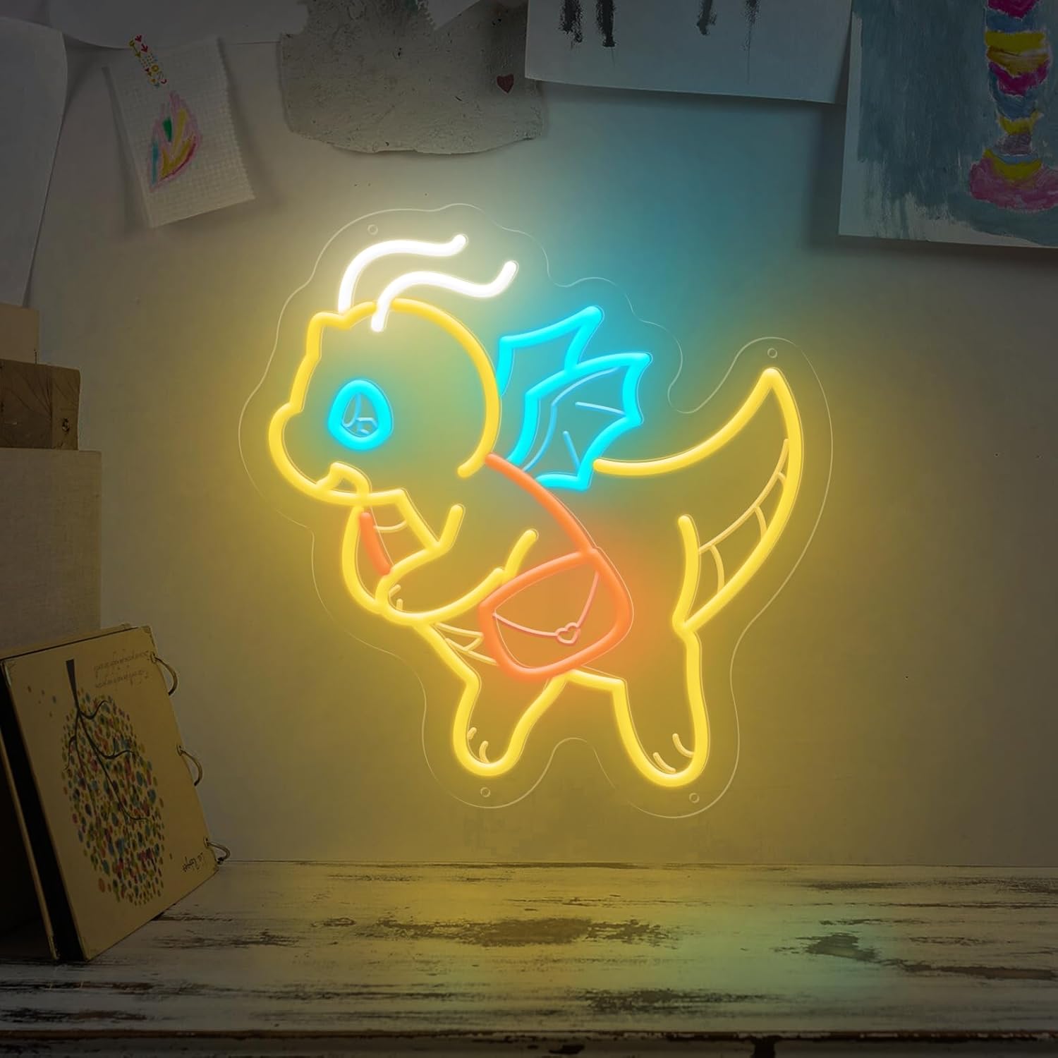 USB Dimmable Cute Dinosaur Neo – Outdoor Lighting Decor Ideas recenzja i cena