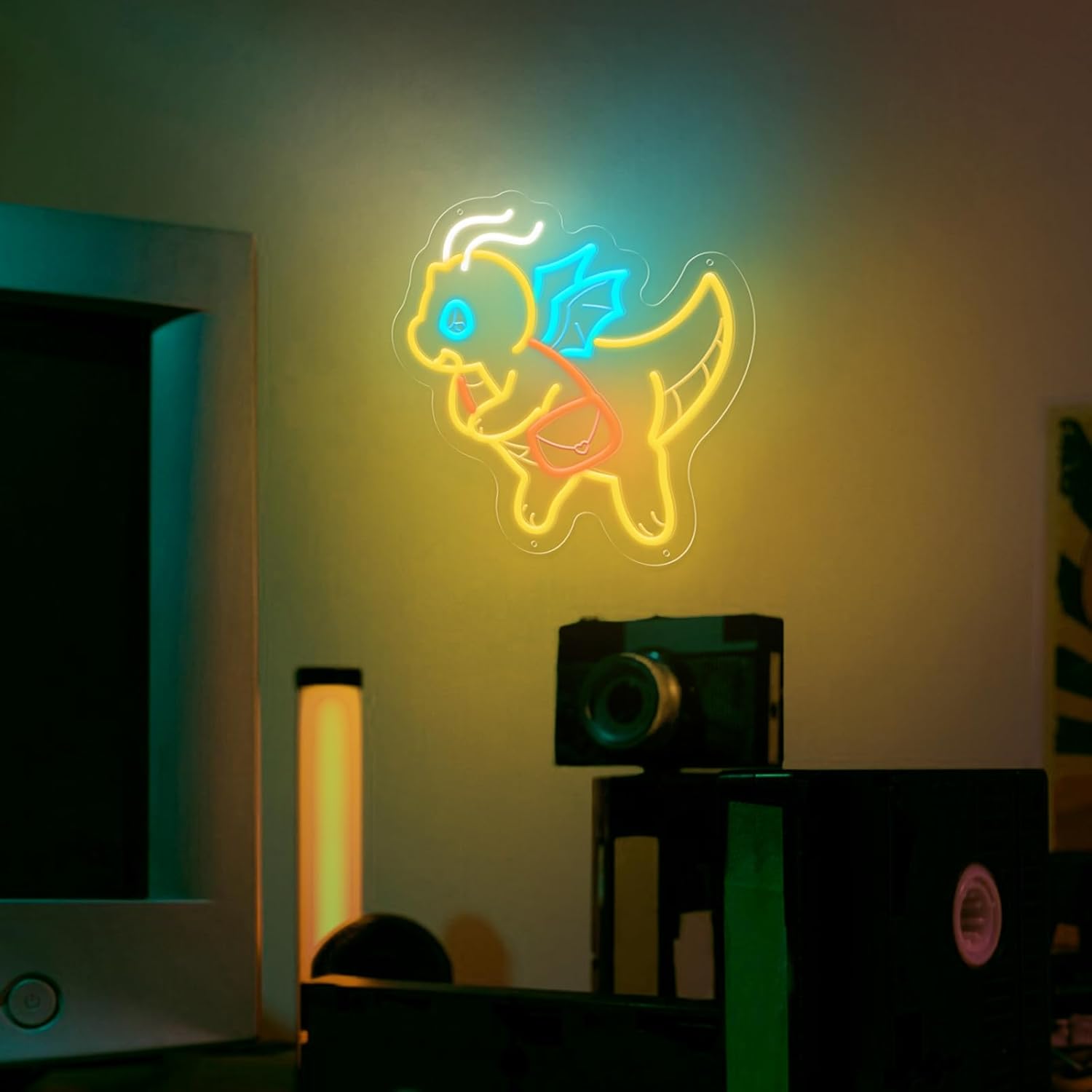 USB Dimmable Cute Dinosaur Neo – Outdoor Lighting Decor Ideas recenzja i cena