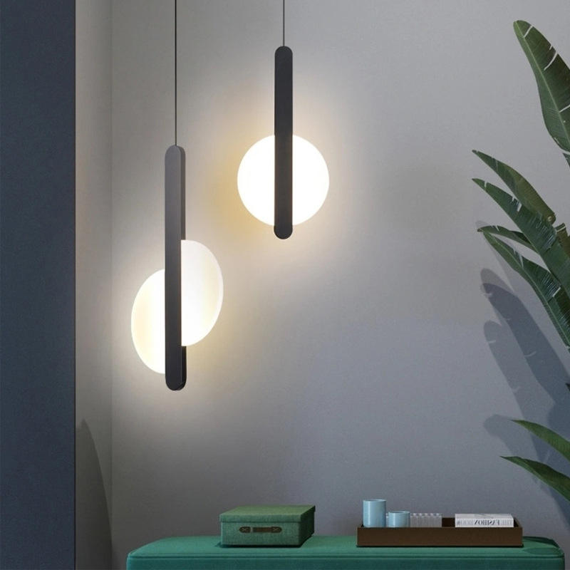 Nordic bedside pendant lamp lo – Lighting Metal Wall Decor recenzja i cena