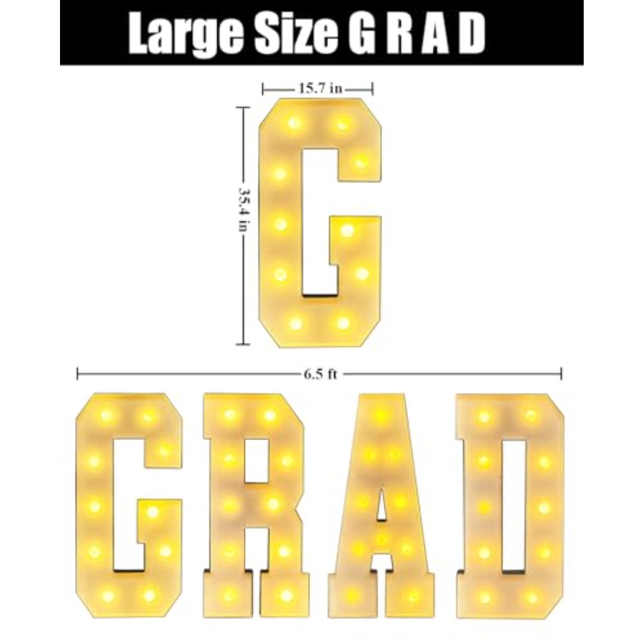 3Feet GRAD 2026 Numbers Kit fo – Light Up Letters Marquee recenzja i cena