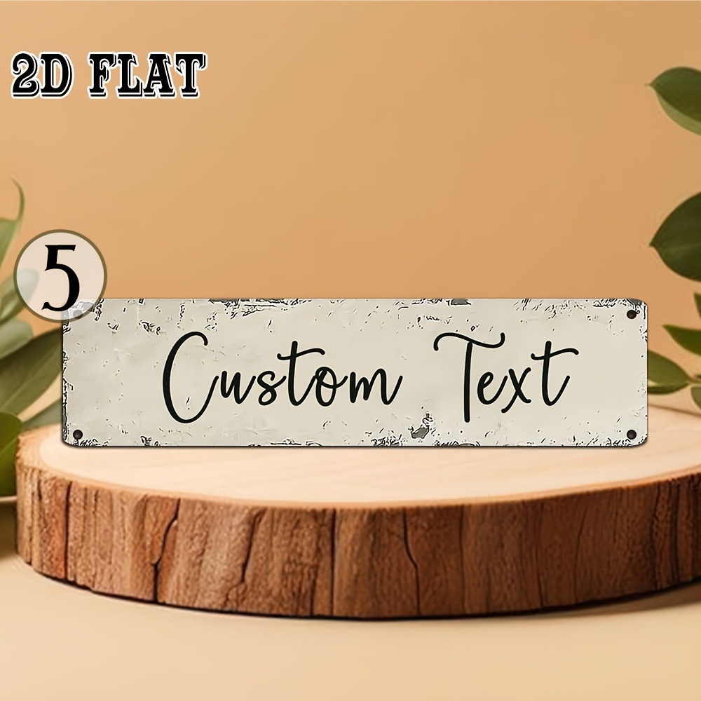 [2D Flat] Personalized Retro M – Lighting Metal Wall Decor recenzja i cena