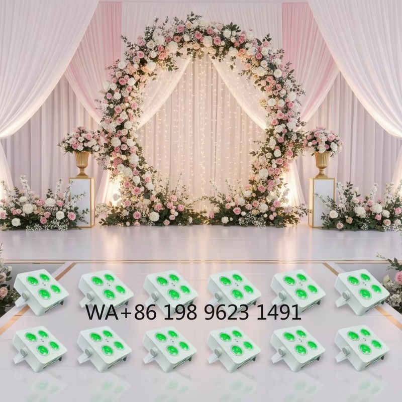 4X18W RGBWA+UV 6IN1 Mini Wirel – Lighting Decoration Wedding recenzja i cena