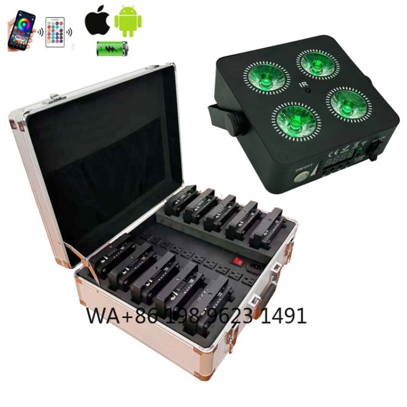 4X18W RGBWA+UV 6IN1 Mini Wirel – Lighting Decoration Wedding recenzja i cena