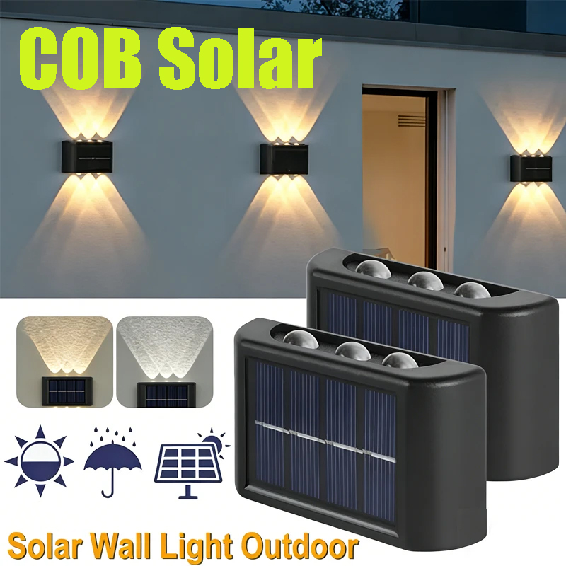 COB Solar Wall Lamp Outdoor Wa – Lighting Decoration Outdoor recenzja i cena
