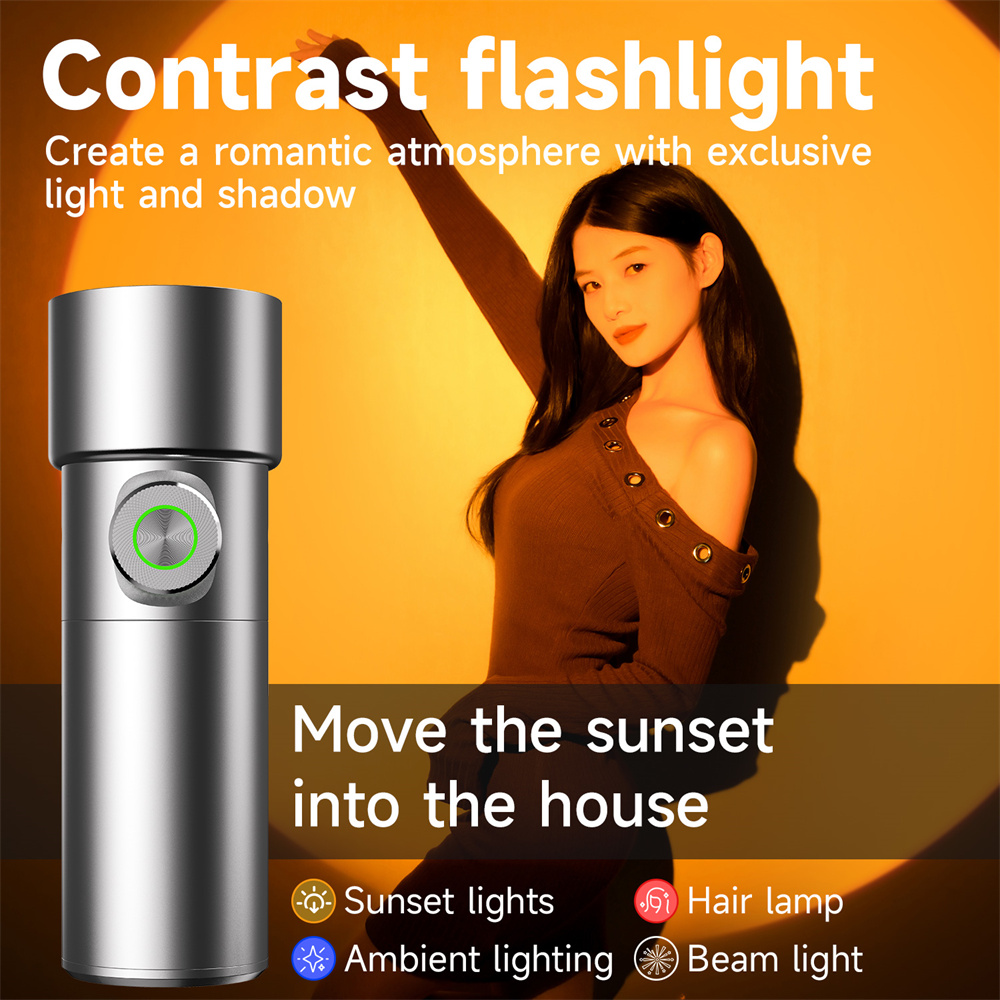 NEW Photography Flashlight 4-C – Sunset Lamp Projection recenzja i cena