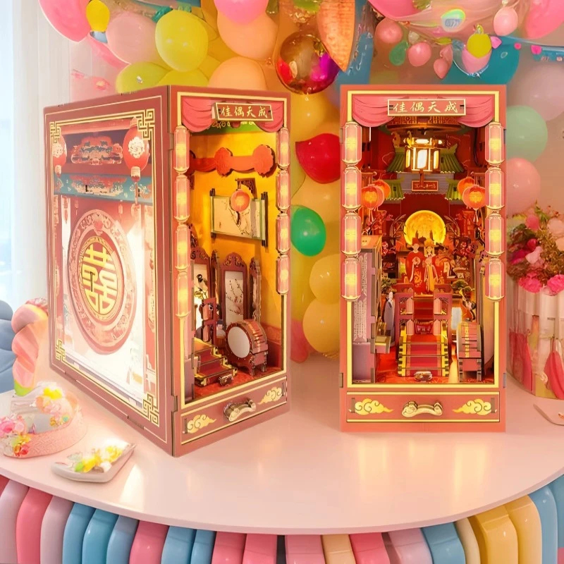 OUZEY DIY Chinese Wedding Wood – Lighting Decor For House recenzja i cena