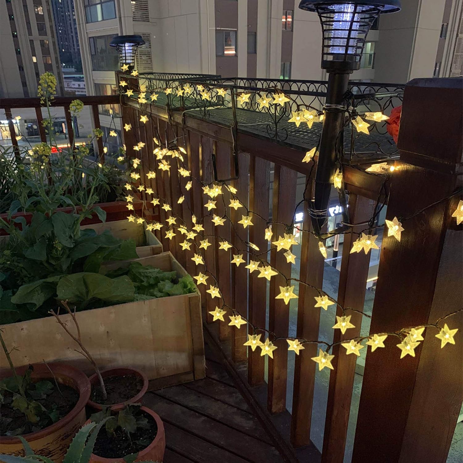 50ft 120 LED Solar Star Fairy  – Lighting Decoration Outdoor recenzja i cena