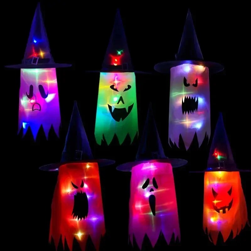 1PC Halloween Witch Hat Colorf – Decor Lighting & Decor Fires recenzja i cena