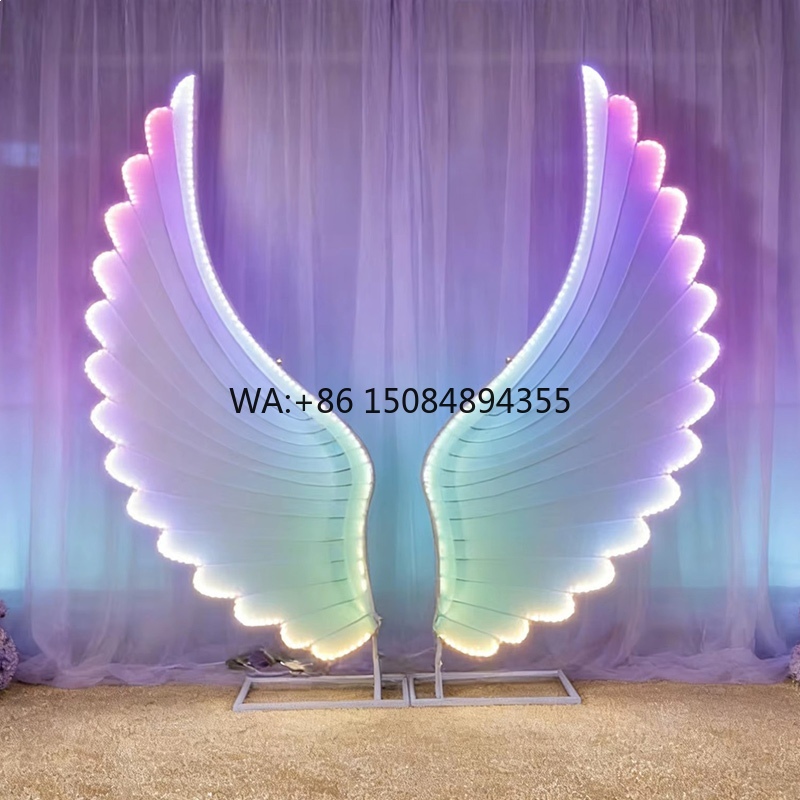Glowing Angel Wings Light Prop – Lighting Decoration Wedding recenzja i cena