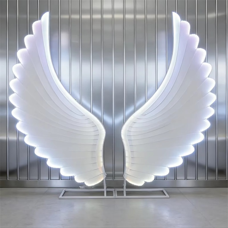 Glowing Angel Wings Light Prop – Lighting Decoration Wedding recenzja i cena