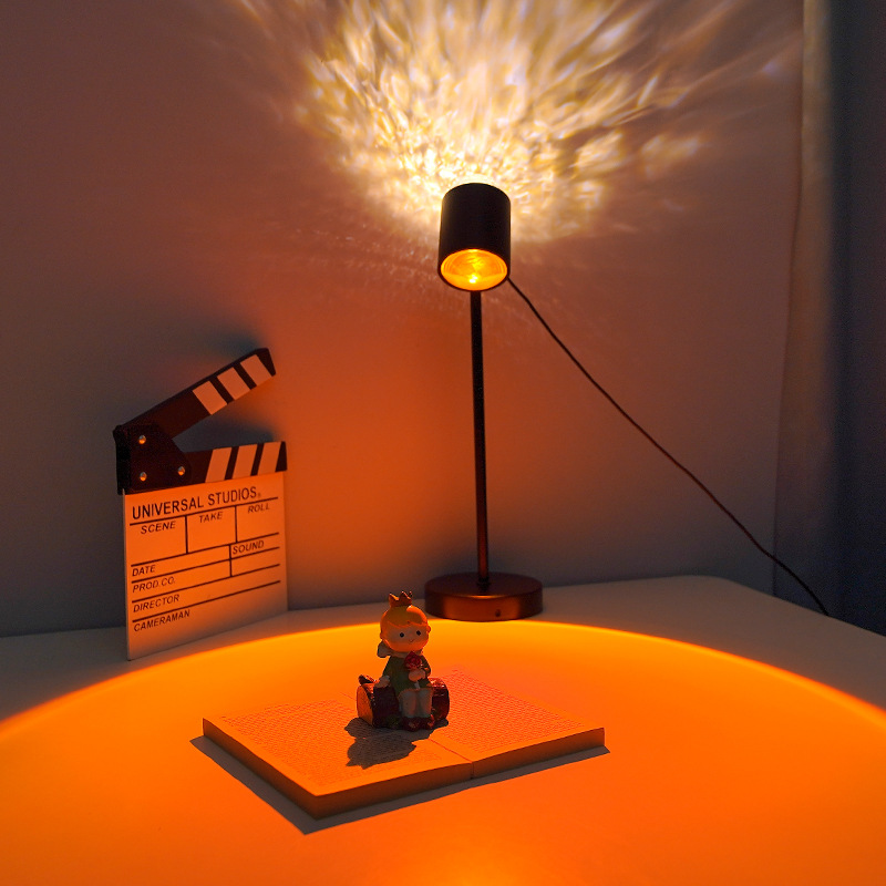 Dynamic Rotating Ripple Light  – Sunset Lamp Projection recenzja i cena