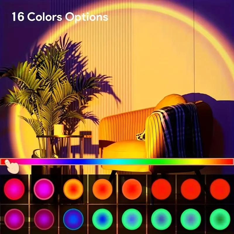 1pc Vibrant Sunset Projection  – Sunset Lamp Projection recenzja i cena