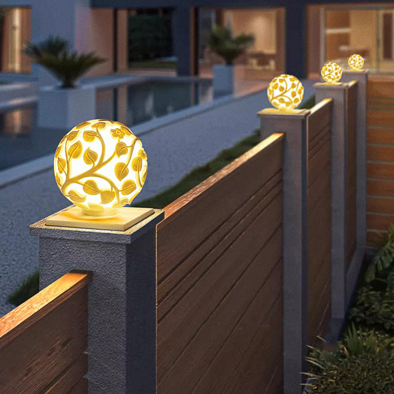 Outdoor column lights solar LE – Lighting Decoration Outdoor recenzja i cena