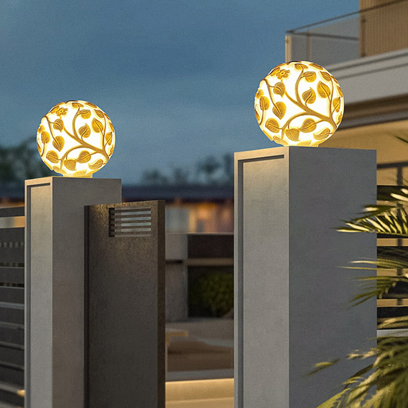 Outdoor column lights solar LE – Lighting Decoration Outdoor recenzja i cena