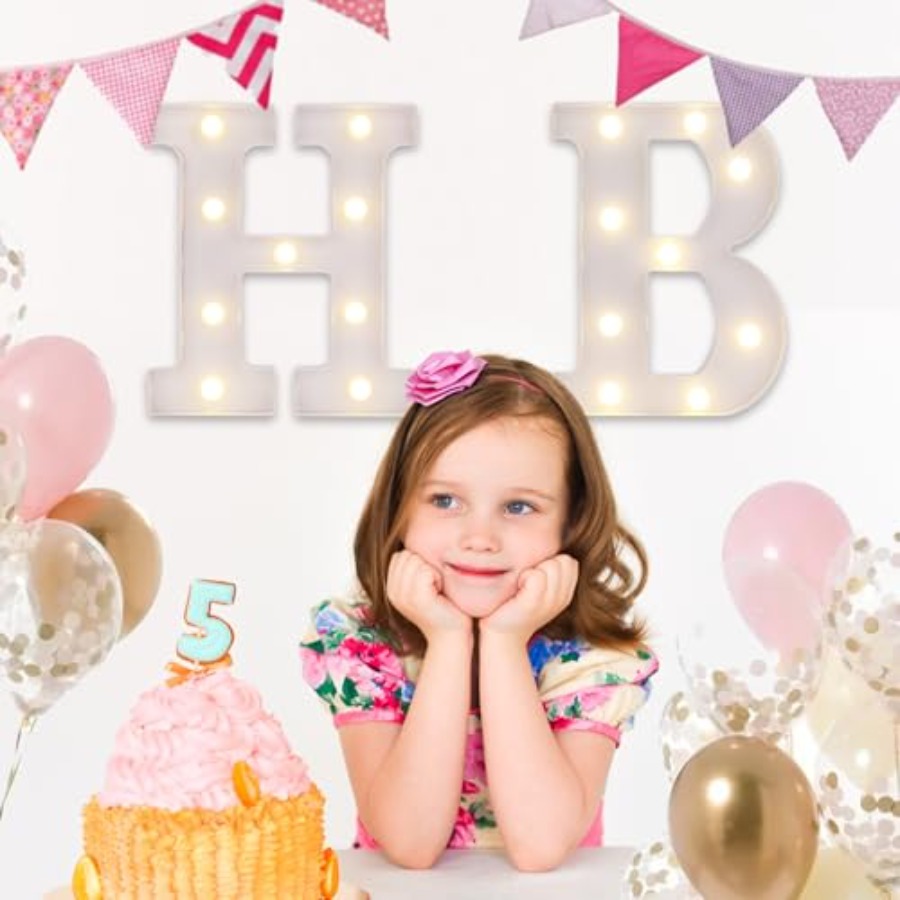Happy Birthday Decoration Ligh – Light Up Letters Marquee recenzja i cena