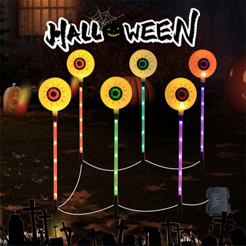 LED Solar Halloween Eyeball St – Outdoor Lighting Decor Ideas recenzja i cena