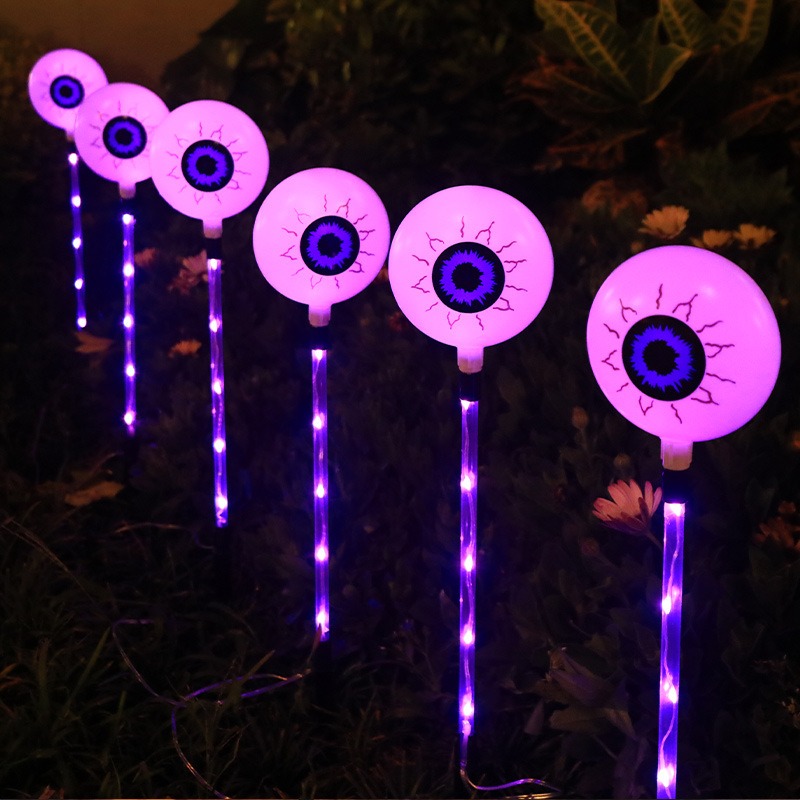 LED Solar Halloween Eyeball St – Outdoor Lighting Decor Ideas recenzja i cena