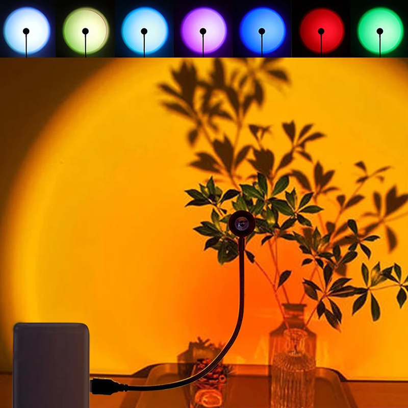LED USB Sunset Lamp Projector  – Sunset Lamp Projection recenzja i cena