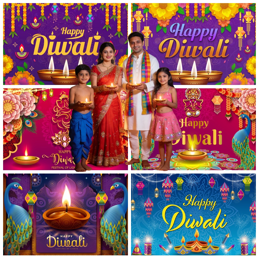 Happy Diwali Backdrop India Fe – Decor Lighting India recenzja i cena