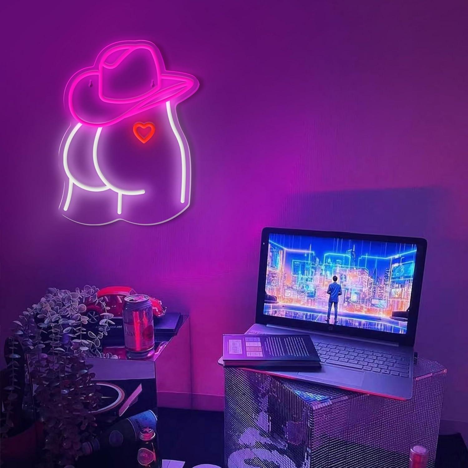 Cowgirl Neon Sign Dimmable LED – Lighting Decoration Wedding recenzja i cena