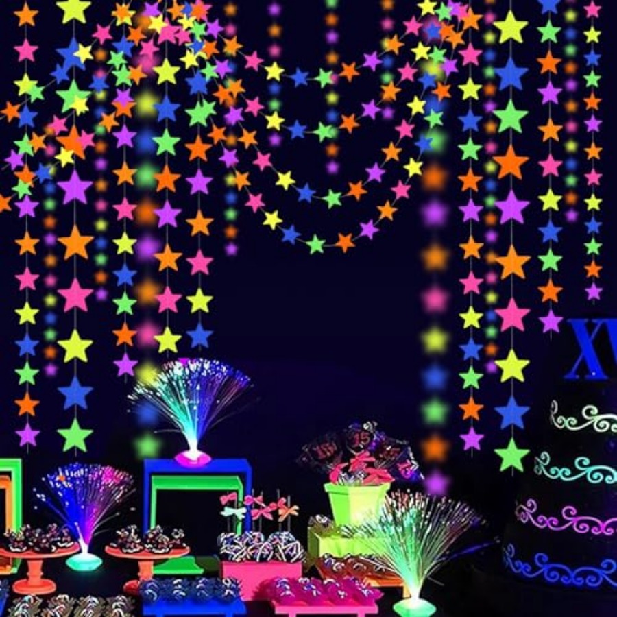 120feet UV Neon Star Hanging P – Decor Lighting & Decor Fires recenzja i cena