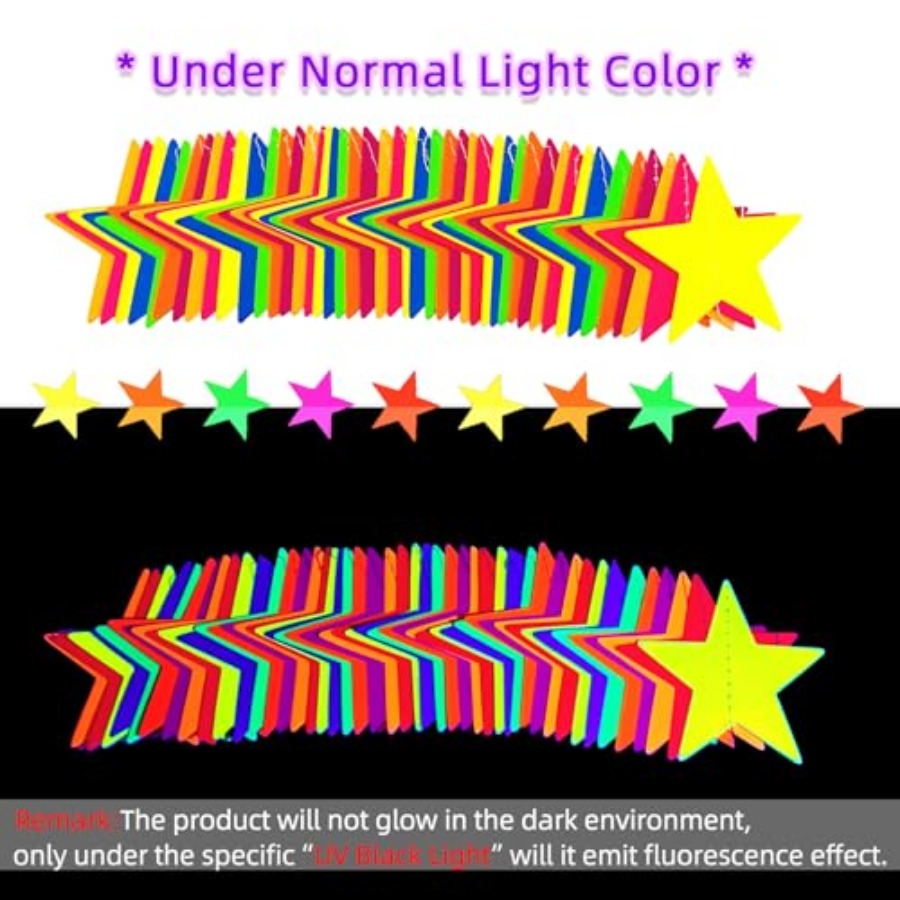 120feet UV Neon Star Hanging P – Decor Lighting & Decor Fires recenzja i cena